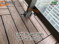 Earth Brown tiles are “wal-nutty”