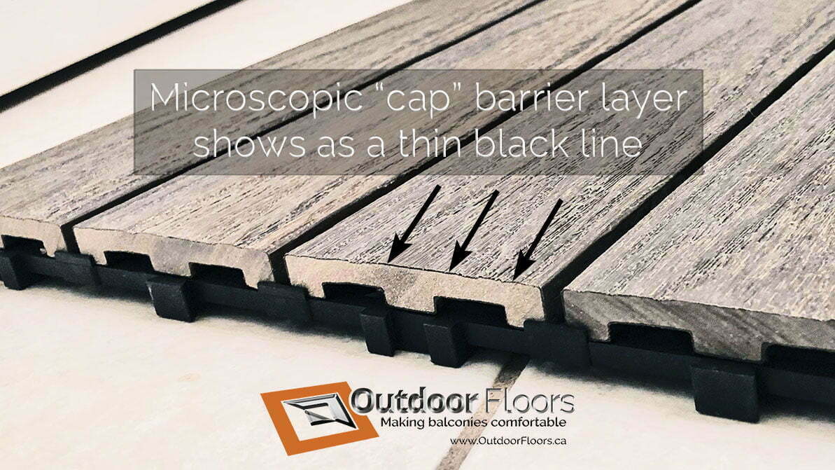 Cross-Section-Composite-Deck-Tile-Slat-showing-Tough-Durable-Cap-Layer